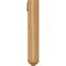 Ekena Millwork Olympic Arts and Crafts Rough Sawn Bracket w/ Offset Brace, Western Red Cedar, 8"W x 36"D x 48"H BKT0806X36X48OLY03RWR - alternate 4